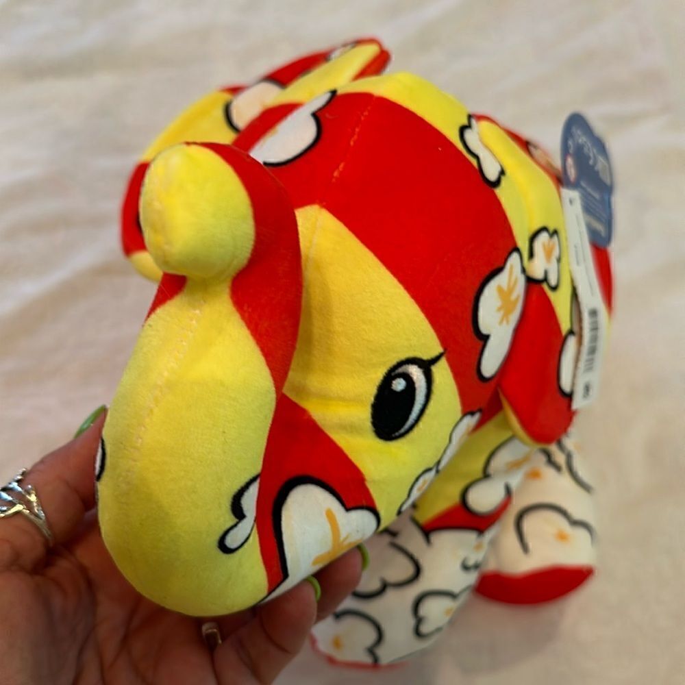 Toy Elephant Animal Squishy Popcorn Colorfu lMammoth Elephant Pop Art Circus